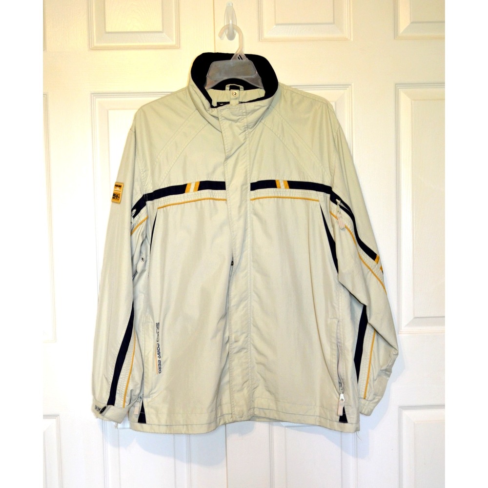 Vtg Point Zero Coat Men's L Front Zip Time‎ Travel Return To The Unknown Mission